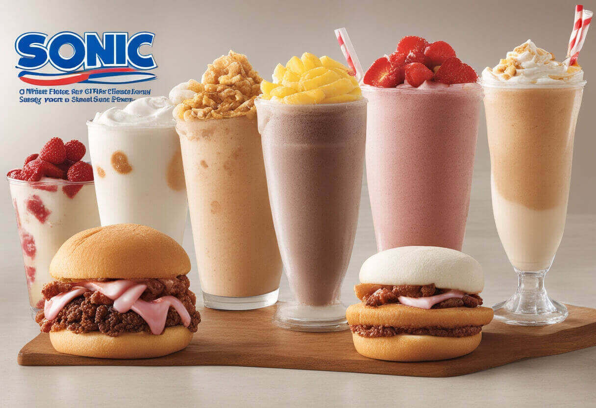 sonic shakes menu
