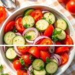 đ„đ
QUICK and EASY Marinated Cucumbers, Onions and Tomatoes: The Ultimate Guide for Juicy, Tangy Summer Salads That Wow at Every Picnic! Marinated Cucumbers, Onions and Tomatoes