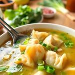 🥟 QUICK and EASY Weeknight Wonton Soup 🍜 Weeknight Wonton Soup
