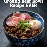 🥢 QUICK and EASY: The BEST Korean Ground Beef Bowl Recipe EVER 🤤 Korean Ground Beef Bowl