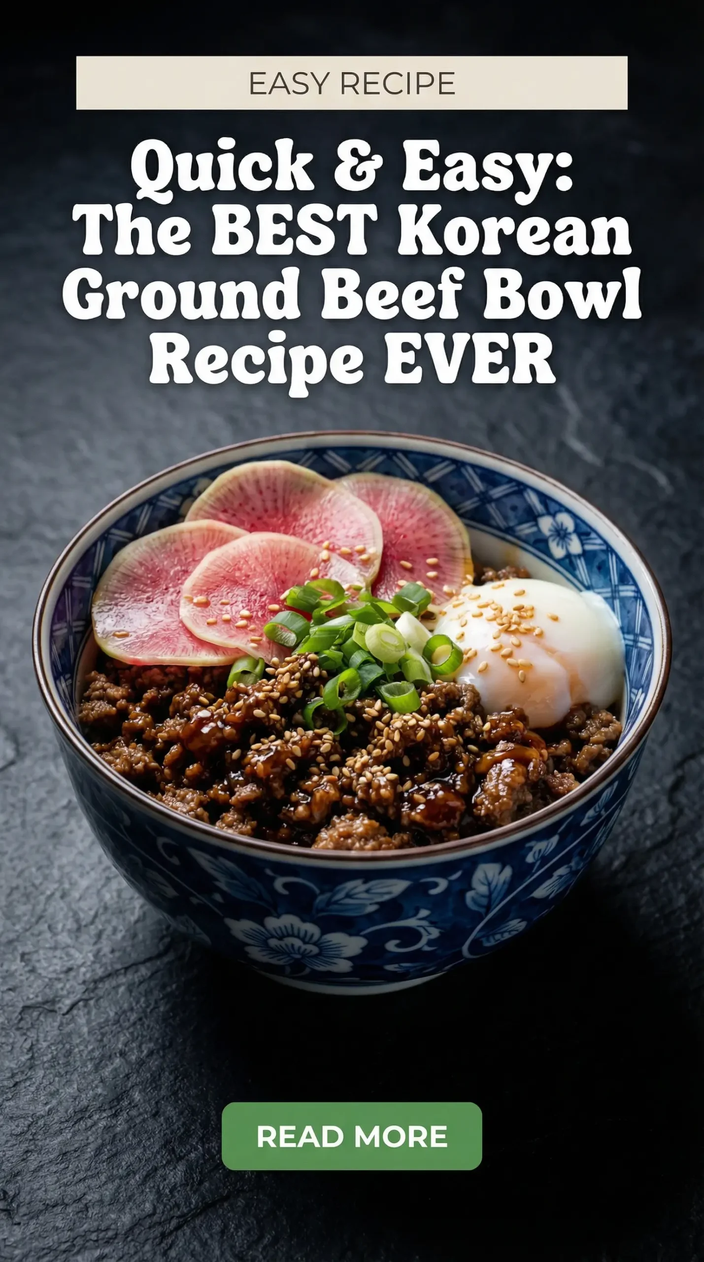 Korean Ground Beef Bowl
