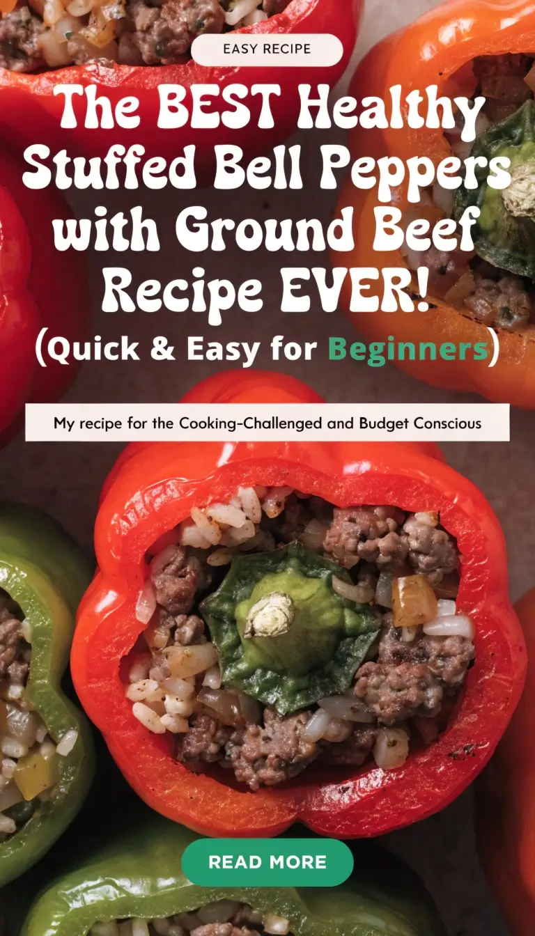 Stuffed Bell Peppers with Ground Beef
